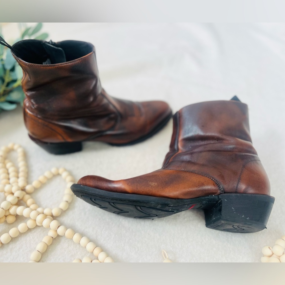 🔴 final sale Laredo men’s 10.5 boots leather see picks for markings